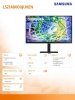 Monitor  27 cali LS27A800UJUXEN IPS 3840 x 2160 UHD 16:9   1xHDMI 1xUSB-C (90W) 1xDP 3xUSB 3.0  5ms HAS+PIVOT płaski 3 lata on-s